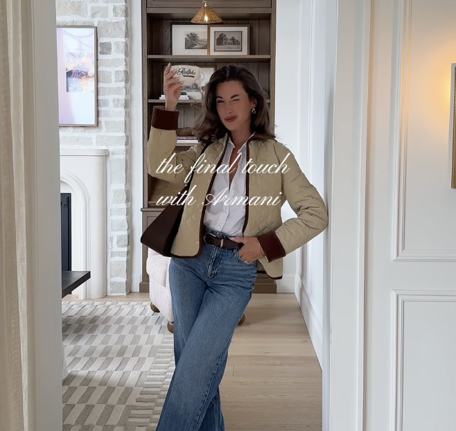 Final touches with armani